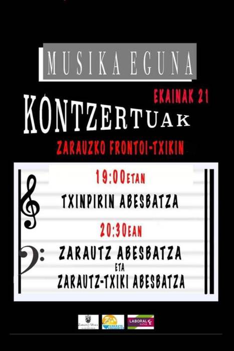 Txinpirin, Zarautz-Txiki eta Zarautz abesbatzen kontzertua