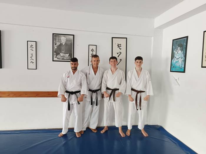 Gerriko beltza eskuratu dute Karate Elkarteko hiru kidek