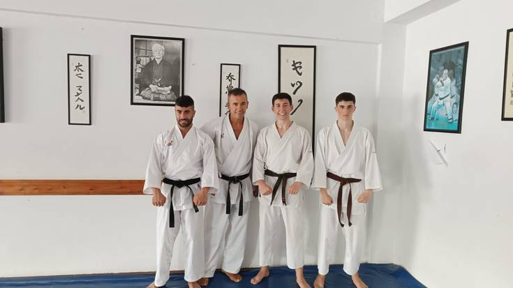 Gerriko beltza eskuratu dute Karate Elkarteko hiru kidek