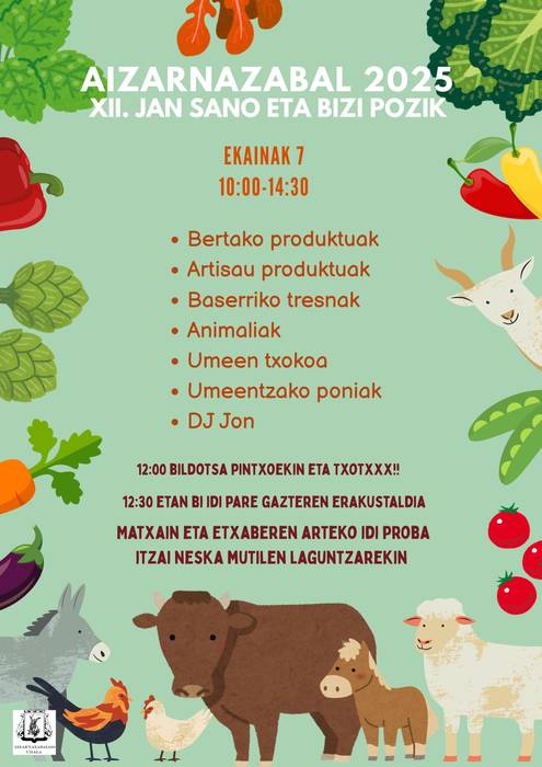 Jan Sano eta Bizi Pozik azoka