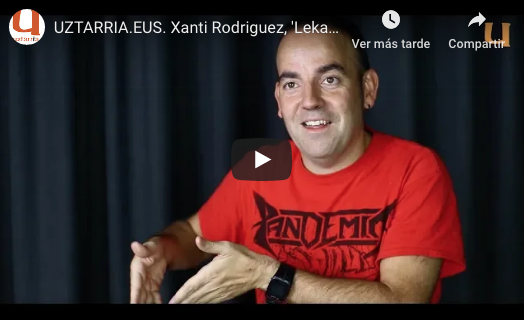 BIDEOA: Xanti Rodriguez, 'Lekaime' Azpeitian aurkezteko prest