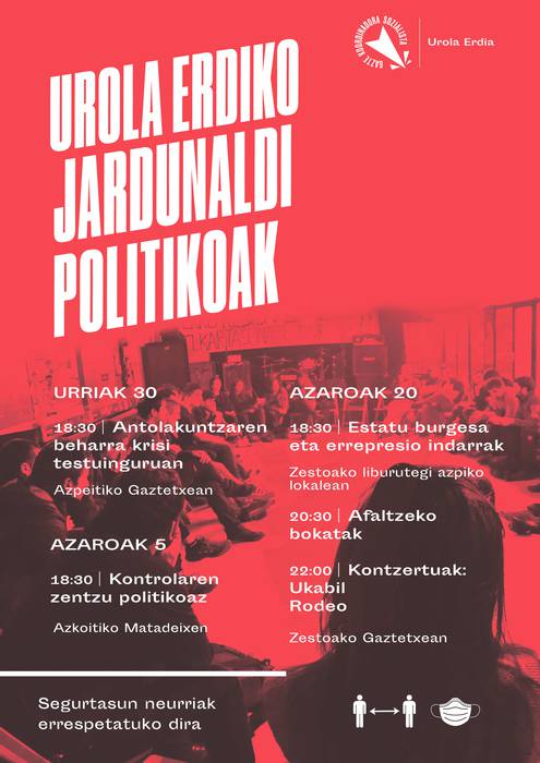 GKSren jardunaldiak: 'Antolakuntzaren beharra krisi testuinguruan'