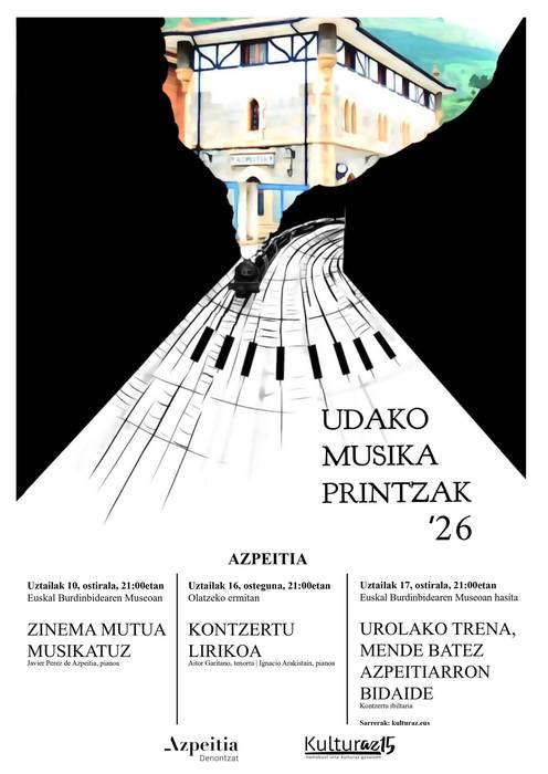 Udako Musika Printzak: Urolako trena, mende batez azpeitiarron bidaide kontzertu ibiltaria