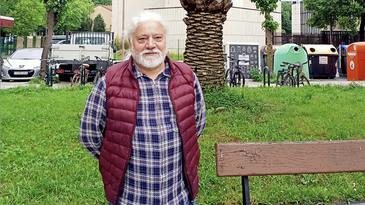 Txema Gomez Pulido: "Hemengoa naiz eta euskara hobeto ezagutu nahi dut"