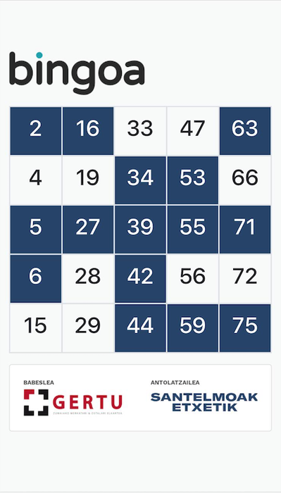 Parte hartze handia izan da etxetik egindako bingo saioetan