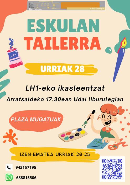Eskulan tailerra
