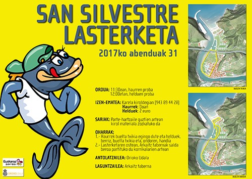 Zabalik dago izen-ematea aurtengo San Silvestre lasterketarako 