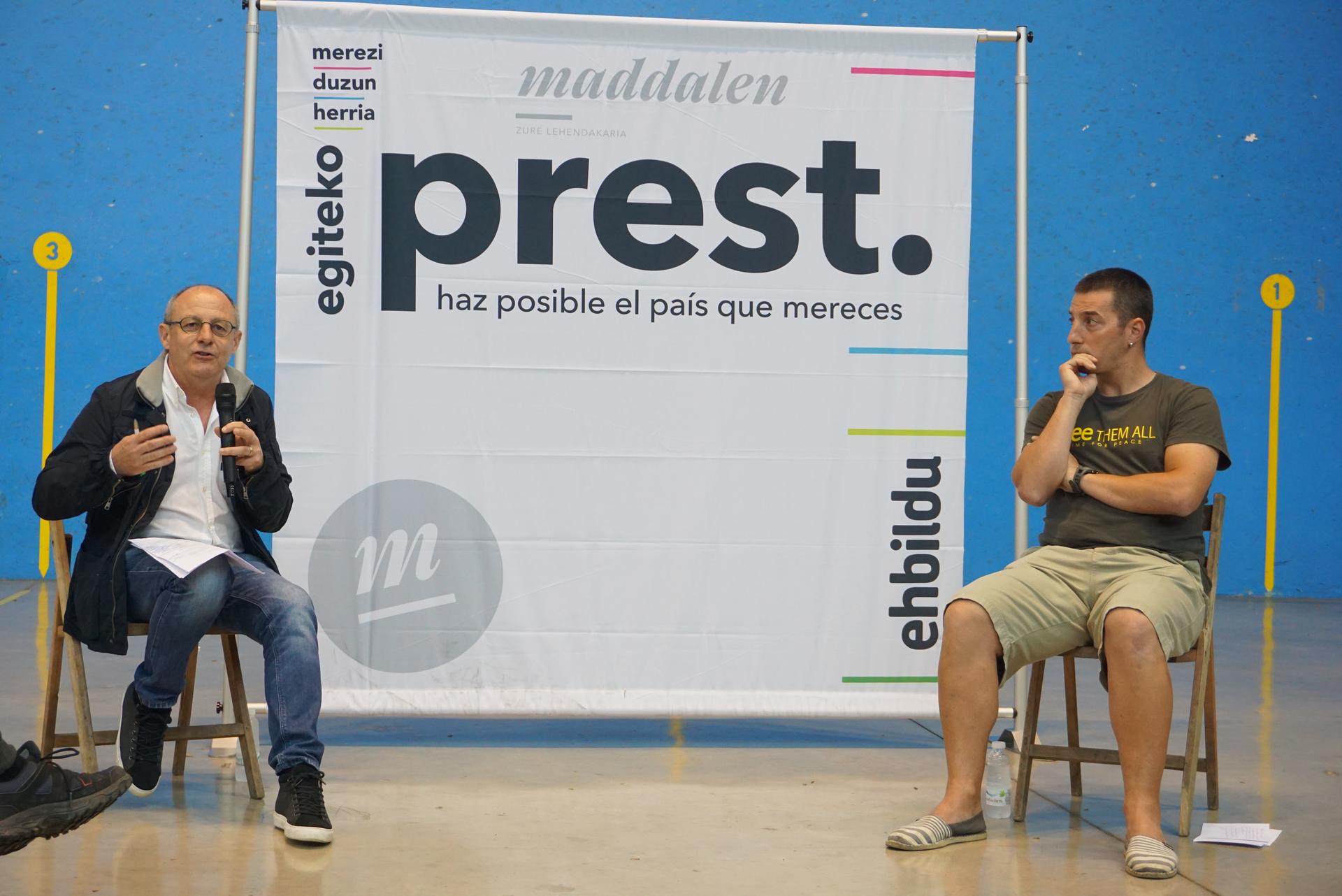 "Sistema injustu honen aurka badago txerto bat, eta txerto hori, orain, Euskal Herrian, deitzen da EH Bildu"