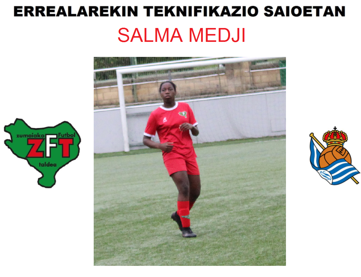 Salma Medji kadete mailako jokalaria deitu dute Realarekin teknifikatzera