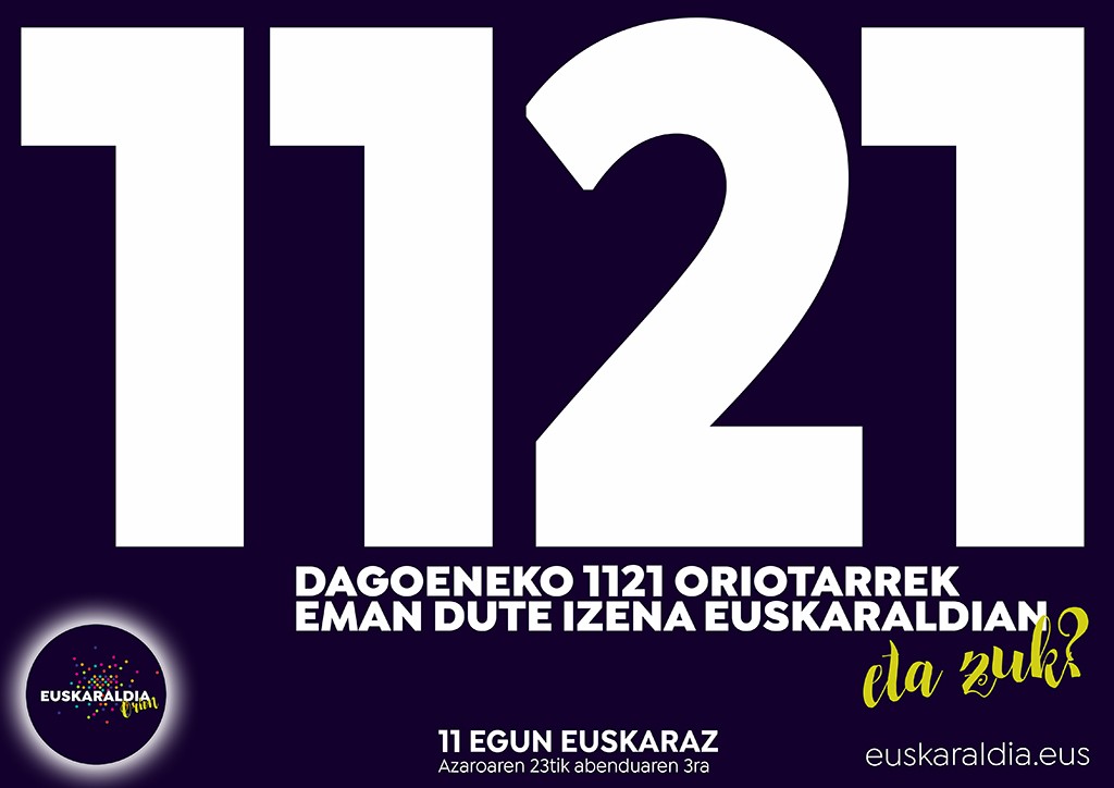 Euskaraldian parte hartuko duten oriotarren kopuruak gora egiten segitzen du