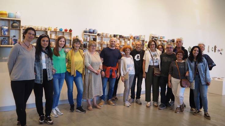 Zabaldu dute zeramika tailerreko erakusketa