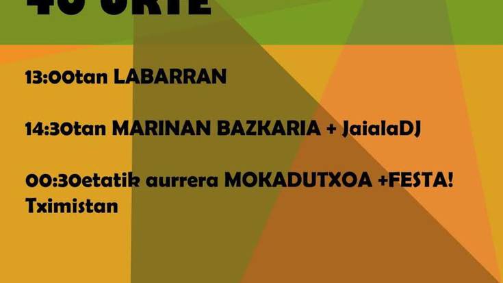 1978an jaiotakoen bazkaria, azaroaren 10ean