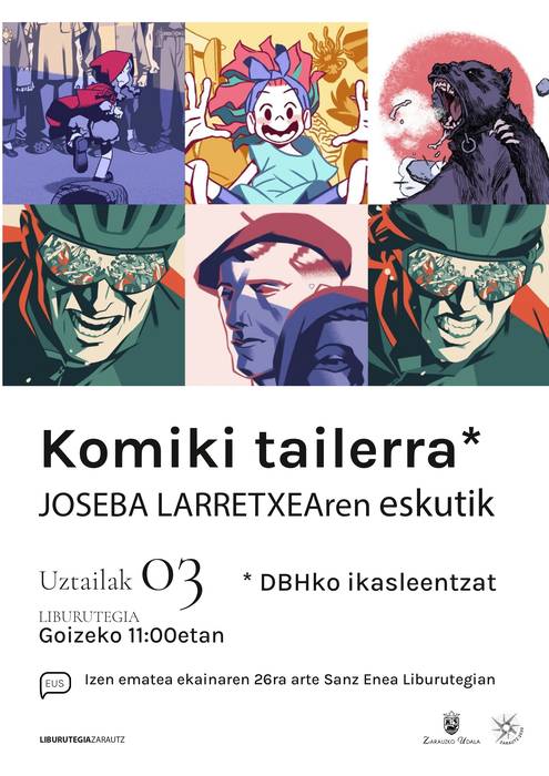 Tailerra: Komiki tailerra Joseba Larretxearen eskutik