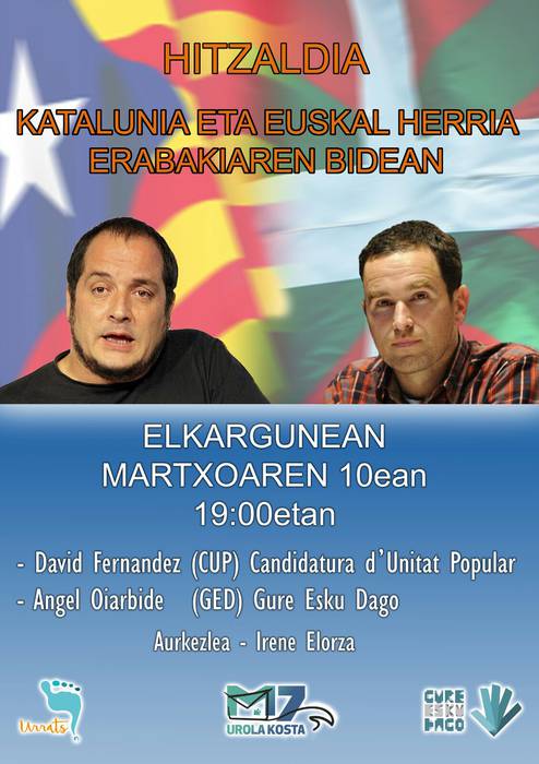 Fernandezen eta Oiarbideren hitzaldia