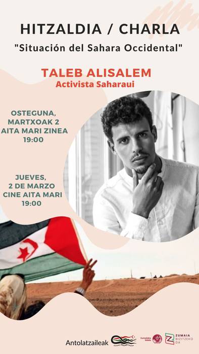 Hitzaldia: 'Mendebaldeko Sahararen egoera'