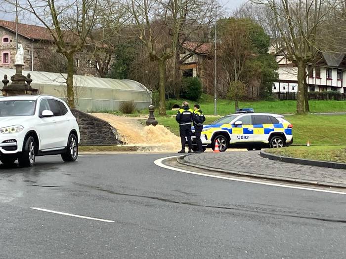 Ireki dute trafikoarentzako Loiolarako saihesbideko Ikasberriko biribilgunea
