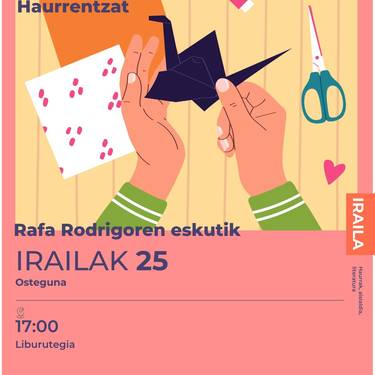 Ikastaroa: haurrentzako origami tailerra