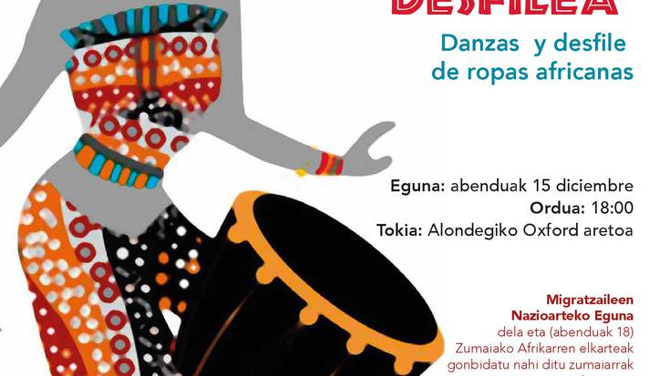 Afrikako dantzak eta arropak erakusteko desfilea gaur Oxforden