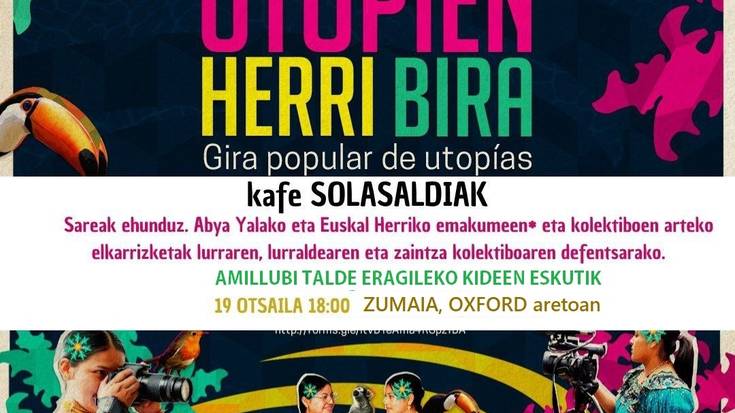 Utopien herri bira kafe solasaldiak