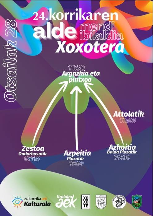 Xoxotera mendi irteera, 24. Korrikaren alde