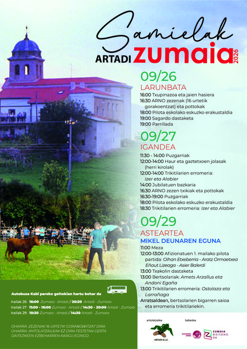 Sanmigelak Artadi auzoan
