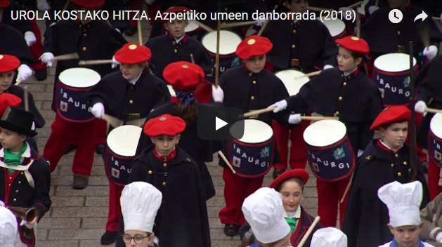 BIDEOA: Azpeitiko umeen danborradaren laburpena