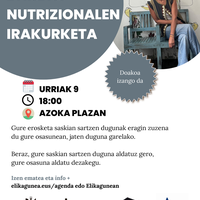 'Etiketa nutrizionalen irakurketa' ikastaroa
