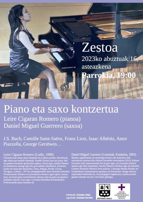 Piano eta saxo kontzertua