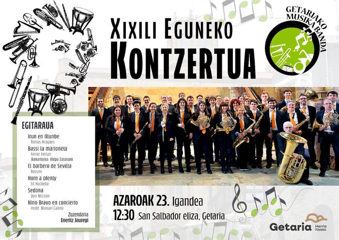 Jaiak: Santa Zezilia eguneko kontzertua