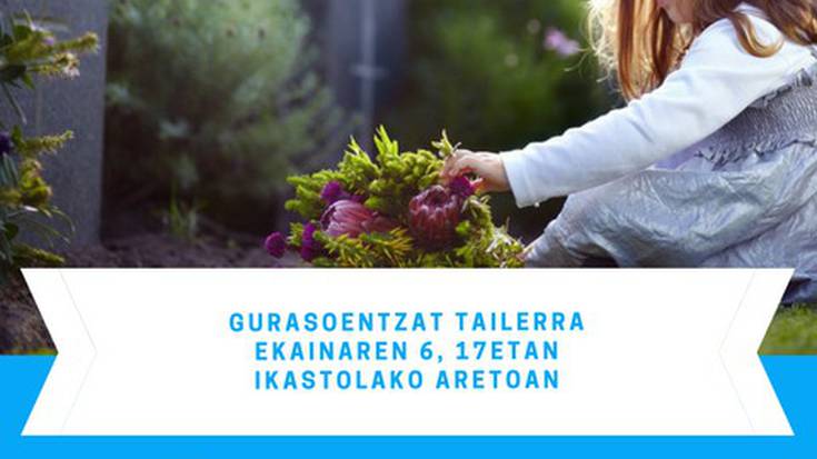 "Haurrak dolu prozesuan" hitzaldi-tailerra, asteazkenean