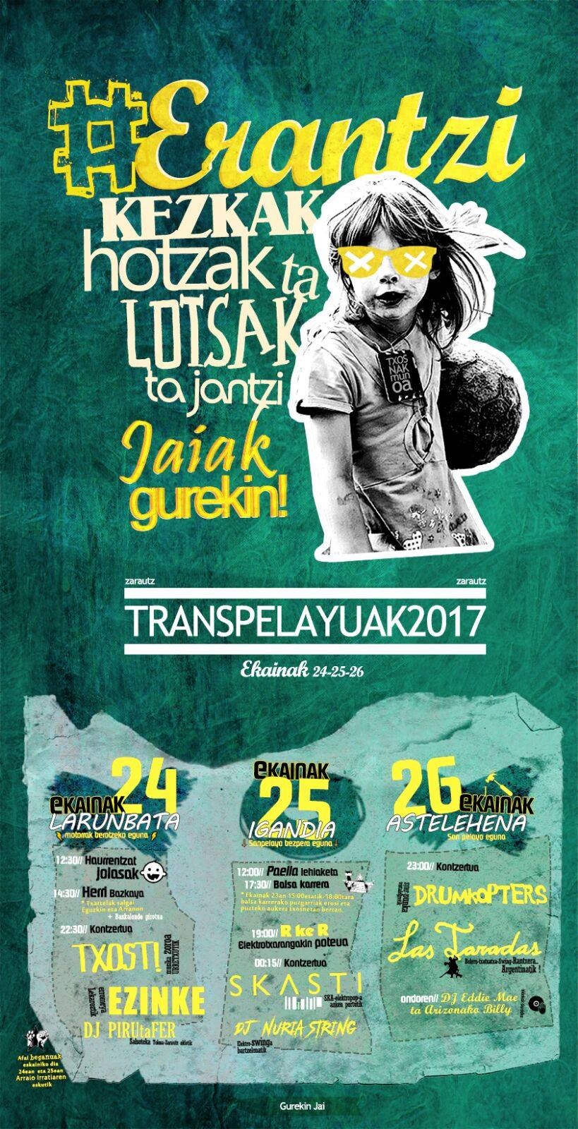 Transpelayoak ate joka!