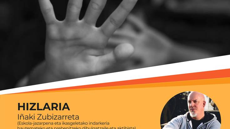 Hitzaldia: 'Bullying-ari aurre egin. Isiltasunaren legea hautsiz'