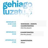 Euskal presoen eta iheslarien aldeko elkarretaratzea