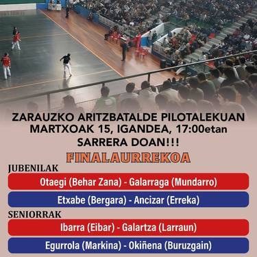 Txapelketa: Zarauzko II. Esku Pilota Txapelketako finalerdiak