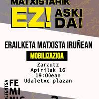 Elkarretaratzea: Iruñeko hilketa matxista salatzeko elkarretaratzea