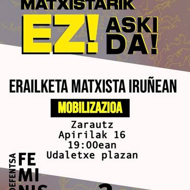 Elkarretaratzea: Iruñeko hilketa matxista salatzeko elkarretaratzea