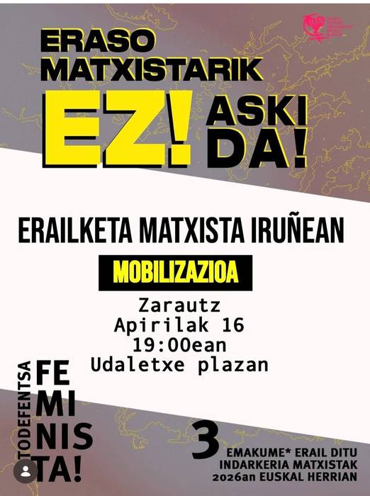 Elkarretaratzea: Iruñeko hilketa matxista salatzeko elkarretaratzea