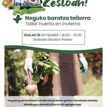 Furgobaratza: neguko baratze tailerra