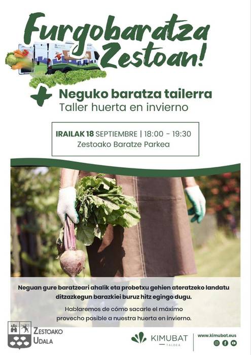 Furgobaratza: neguko baratze tailerra
