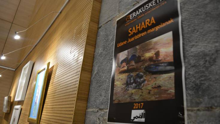 Udane Juaristiren 'Sahara' erakusketa ireki dute Sanagustinen