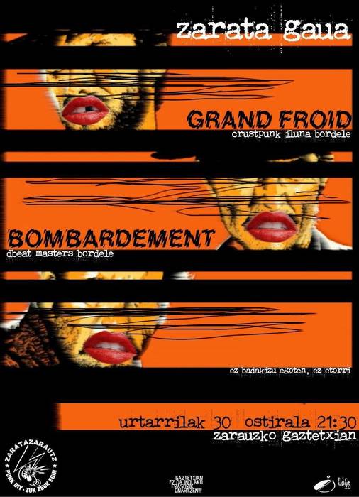 Kontzertua: Grand Froid eta Bombardement