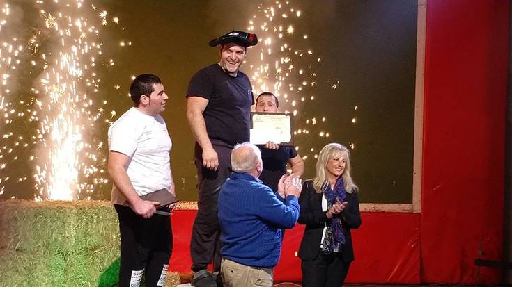 Jokin Eizmendik irabazi du Euskal Herriko Harri Handien Txapelketa