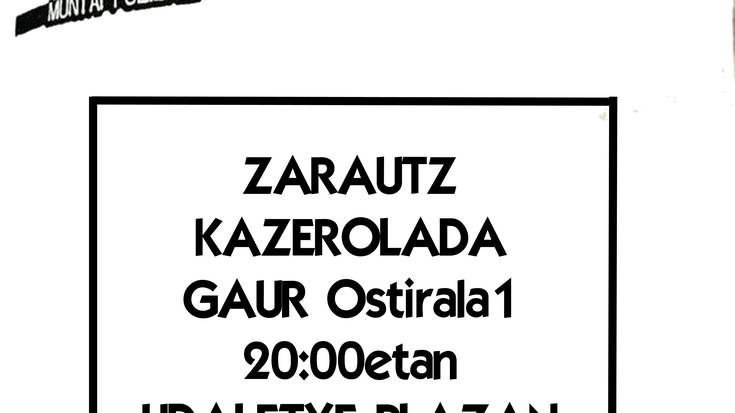 Kazerolada deitu dute Altsasuko gazteen auziaren epaia salatzeko
