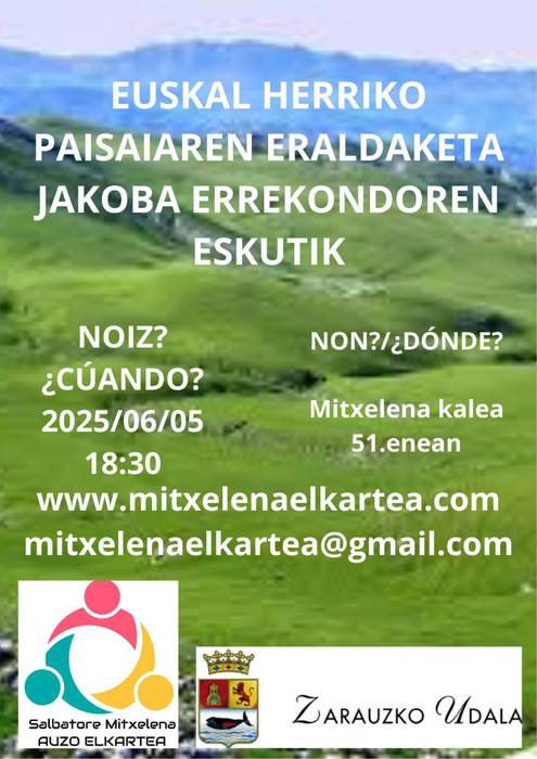 Hitzaldia: 'Euskal Herriko paisaiaren eraldaketa'