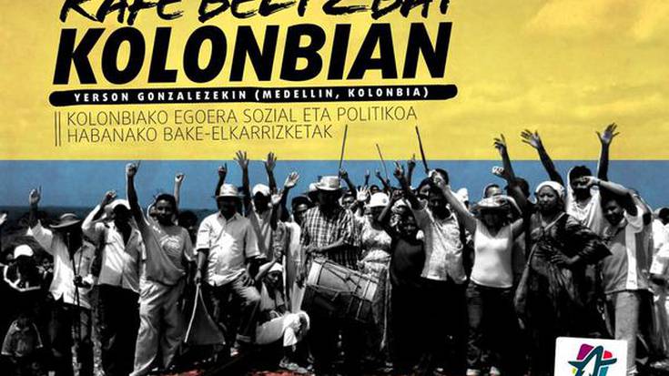 Kolonbiako egoera sozial eta politikoaren inguruko solasaldia izango da bihar Inpernupen