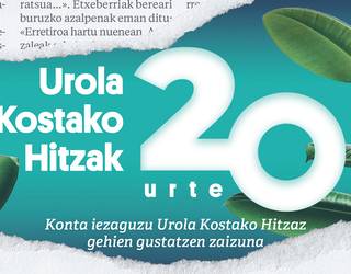 Urola Kostako Hitzaren urteurrena sari batekin dator