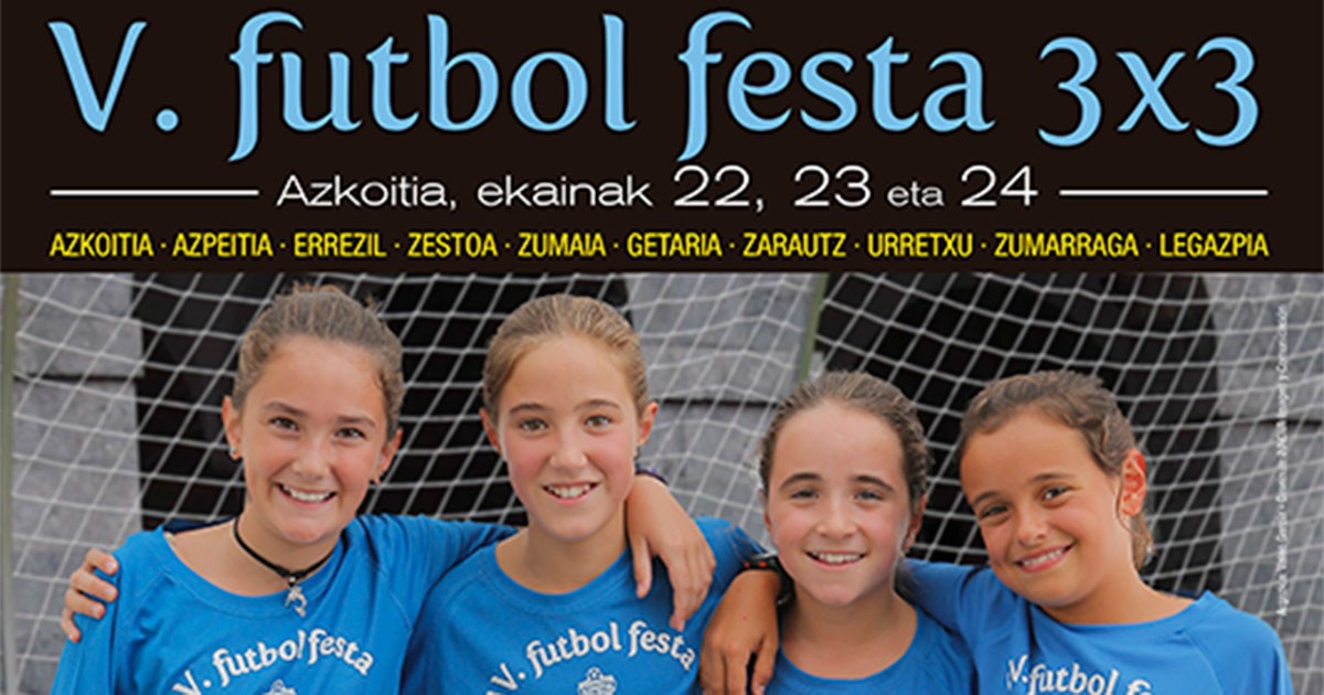 Inoiz baino talde gehiagok eman dute izena 3x3 futbol festan