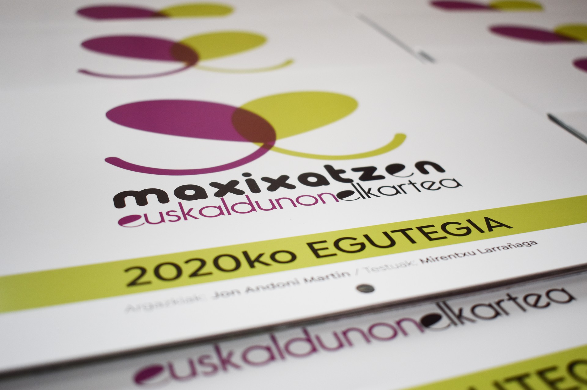 Maxixatzenen 2020ko egutegia kalean da