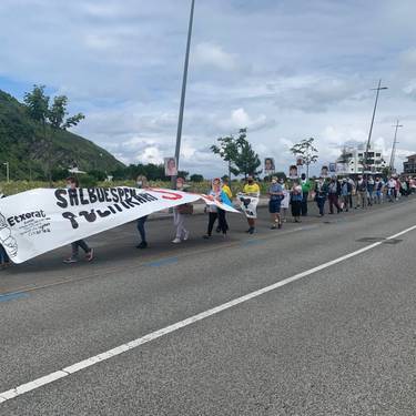 Mobilizazioa: Euskal preso eta iheslarien aldeko mobilizazioa hondartzan
