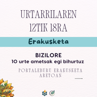 Erakusketa: 'Bizilore, 10 urte ametsak egi bihurtuz'